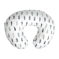 BABY Nursing Pillow Cover Slipcover,100% Organic Cotton ,Soft and Comfortable,Feathers Design,Maternity Breastfeeding Newborn Infant Feeding Cushion Cover, ZT01